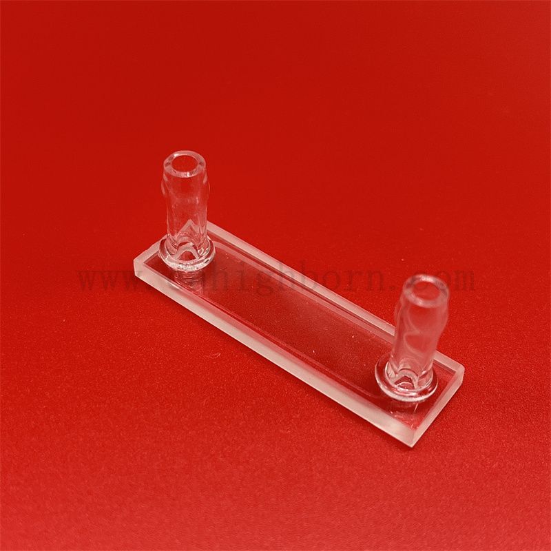 Laboratoire UV UV 10 mm Longueur du chemin de quartz réaction CUVETT