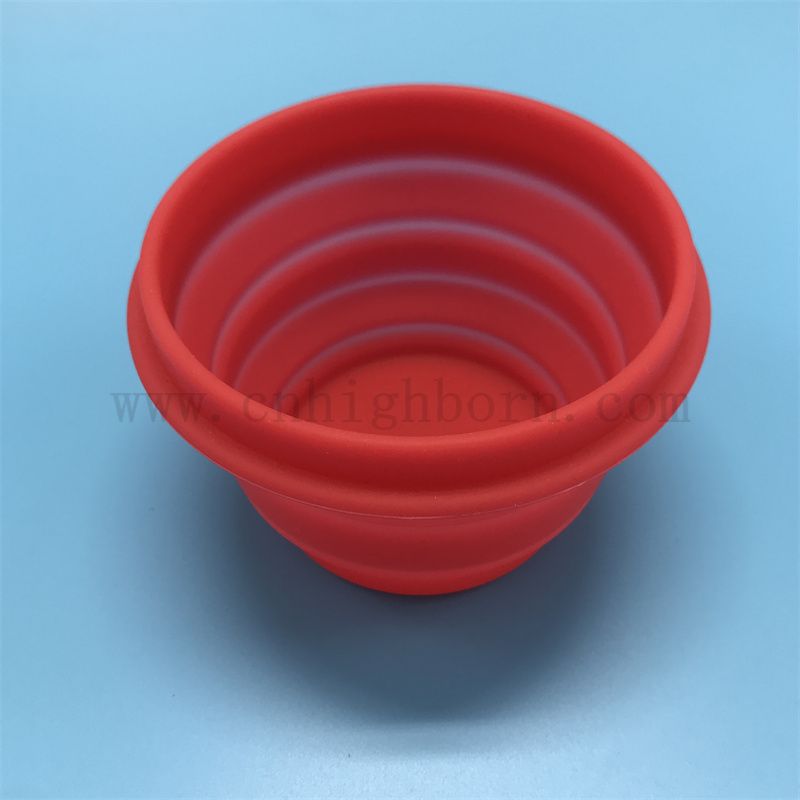 Bol de bol de pliage en caoutchouc portable de qualité alimentaire alimentaire