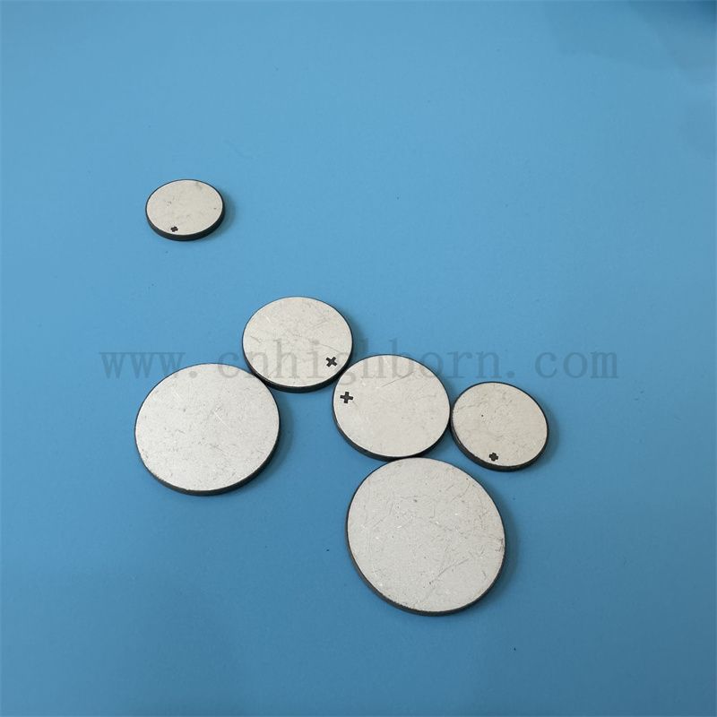 Piezoélectrique Plaque de beauté ultrasonique Céramique Disque céramique double face