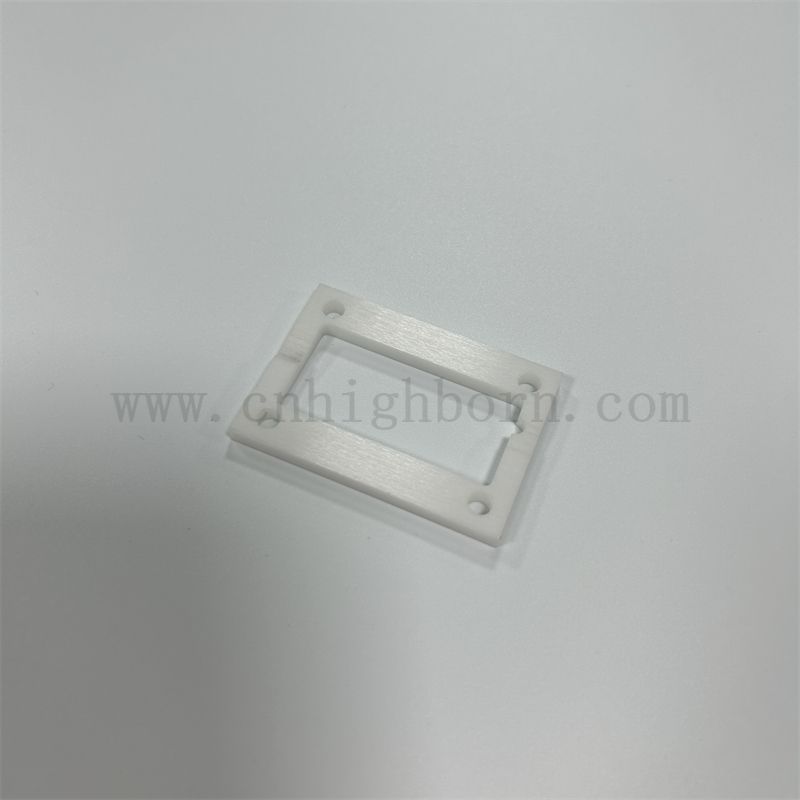 Isolant zircone bloc irrégulier de surface de polissage blanc zro2 plaque en céramique