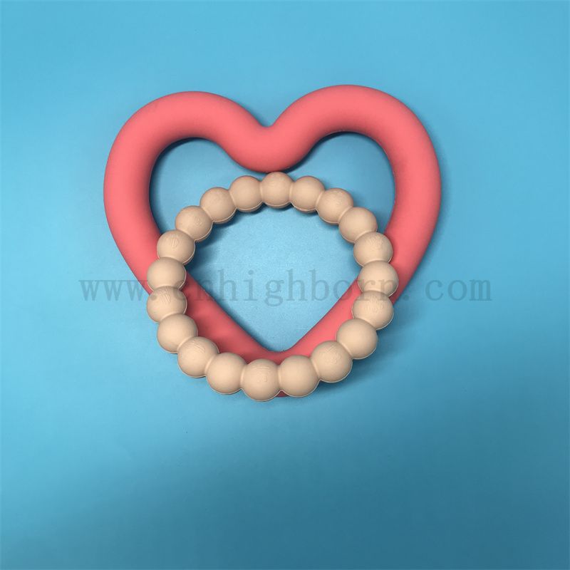 Détaliers de animaux de compagnie en caoutchouc en silicone broyant les aliments résistants aux aliments à anneau de caoutchouc en silicone mordant