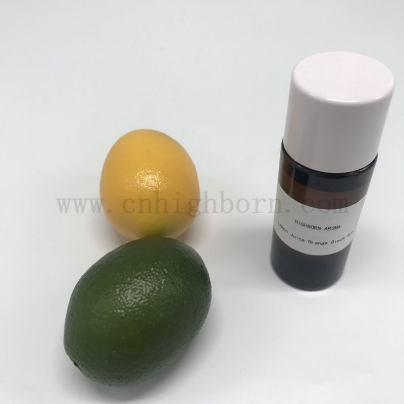 Jus de citron orange noire fruits concentrés fruits saveurs à l'huile de parfum d'huile