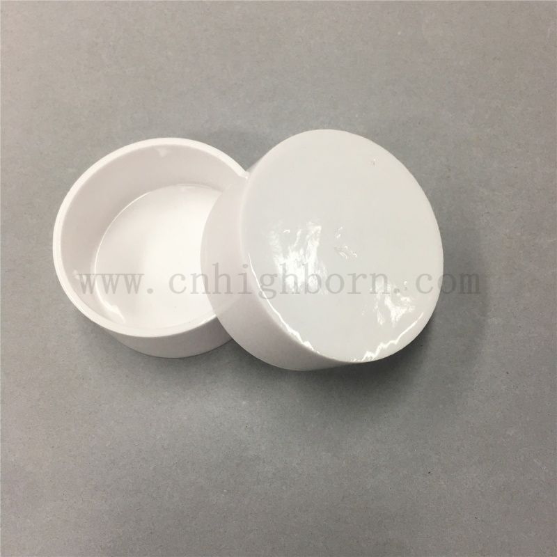 Glazed 95% AL2O3 Céramic Crucible pour le laboratoire Bol en pot en porcelaine en alumine à fusion de laboratoire