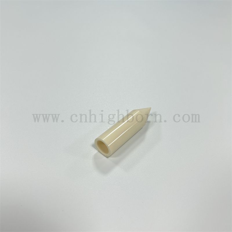 Piérison personnalisé tube en céramique Polied Alumine Machinery en céramique AL2O3