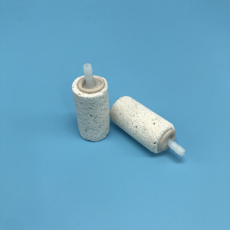 Aquarium Cylinder Air Stone Mineral Bubbles Libérez la pompe de poisson-pêche Airstone Aération Oxygène Diffuseur