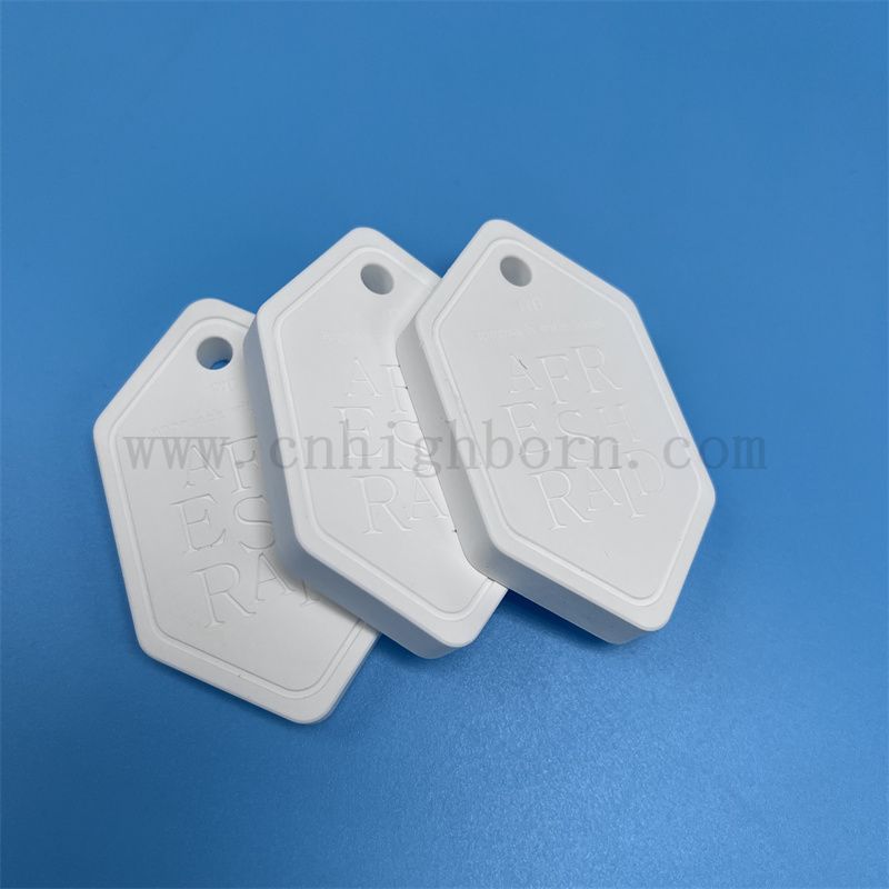 Logo personnalisé Hangable Gypsum Aromatherapy comprimés Plaque en céramique pour en pleine expansion du parfum 