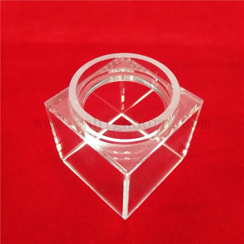 Ustensiles de laboratoire Flux de prix UV Spectrophotomètre en quartz cuvette en verre