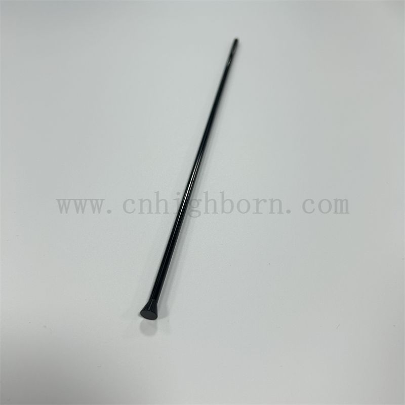 Barre en céramique / tige de zirconium noir personnalisé Haute dureté OEM Résistant à la corrosion