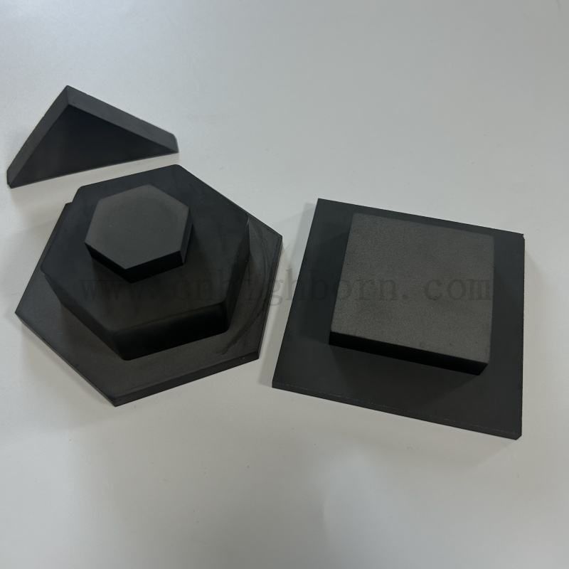 Feuille de protection hexagonale en carbure de carbure de carbure de bore High Duton Plate en céramique B4C