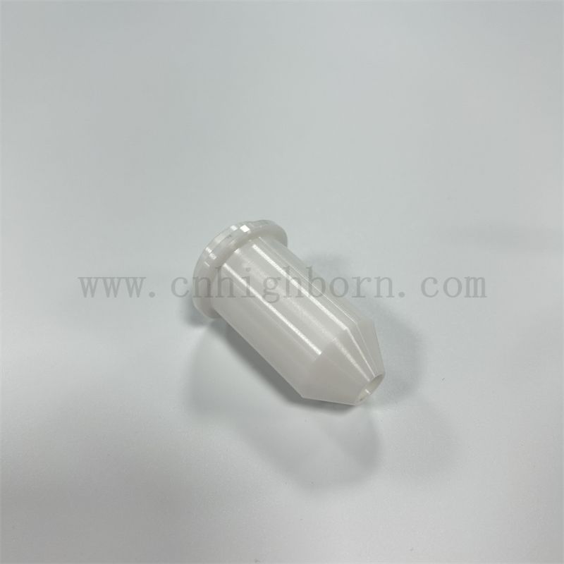 Résistance à l'usure industrielle Zircone en céramique Bouche d'aspiration Bulle Précision Buse céramique / Zircone Pièce céramique