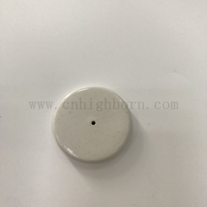 Couvercle de porcelaine de laboratoire pour fondre le creuset de la bonne performance de scellant couverture en céramique avec un trou