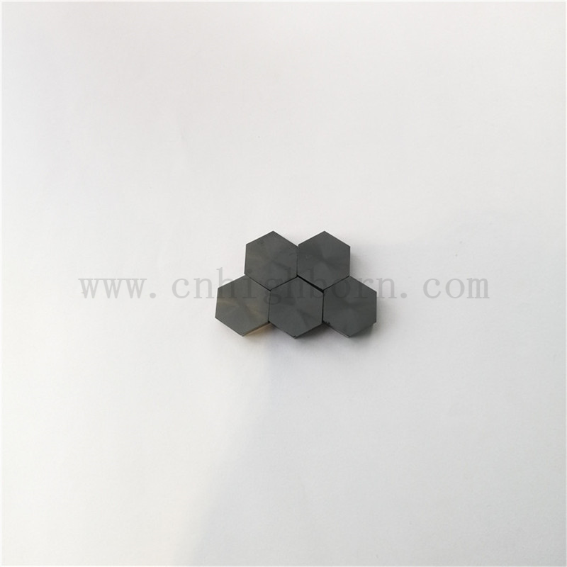 Carbure de silicium fritté 30 mm carreaux de céramique sic hexagonale