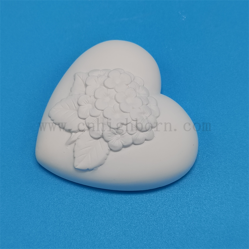 Cœur personnalisé en forme de coeur Gypse Arôme Diffuseur Stone Car suspension