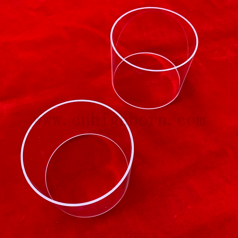 Bride de soudage en verre de quartz à haute pureté à haute pureté pour le réacteur en quartz