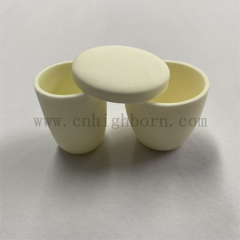 Laboratory High Purity Arc Al2O3 Ceramic Merting Crucible Crucible Alumina Porcelain Ware