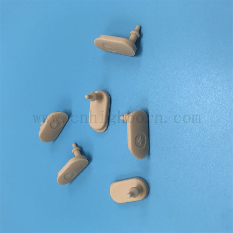 Plug à poussière et imperméable Plug en silicone USB-C Port Flame Flame Imperpose Protective Data Data Accessoires Câbles Produits en caoutchouc