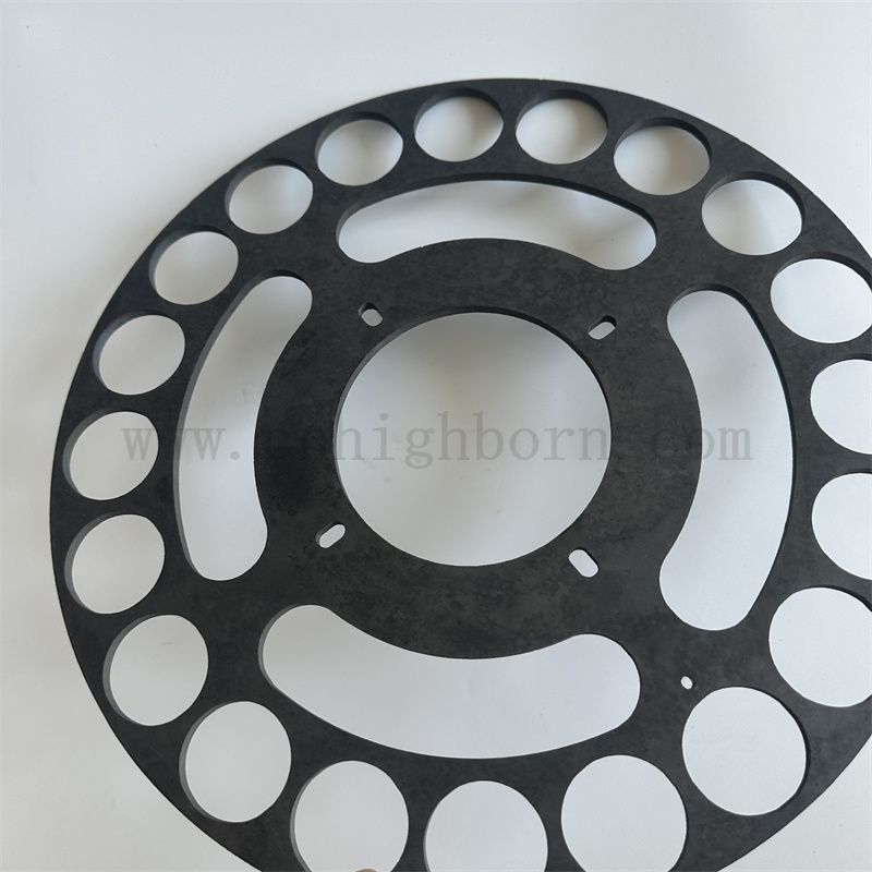 Résistance à l'usure RBSIC Silicon Carbure Ceramic Disc Sisic Plate Sic