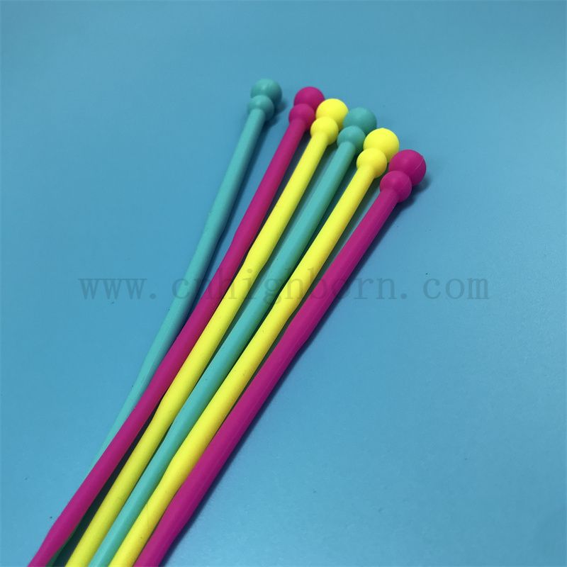 Rod de chat en caoutchouc en silicone doux et convivial personnalisé pour animaux de compagnie