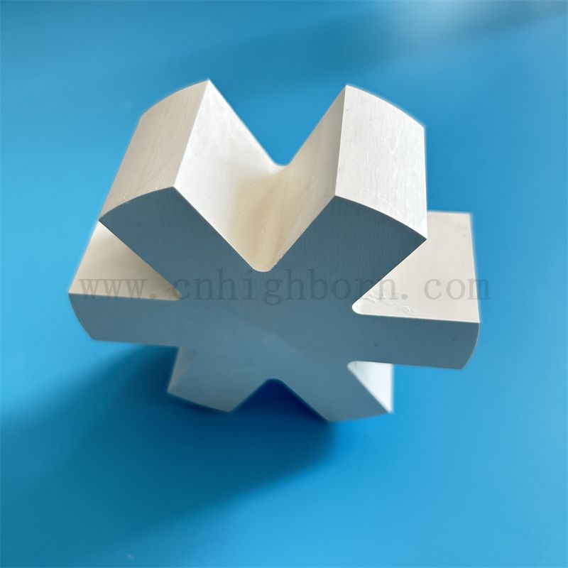 Nitrure de bore hexagonal parties en céramique 99% Pureté HBN BN Bloc structurel en céramique