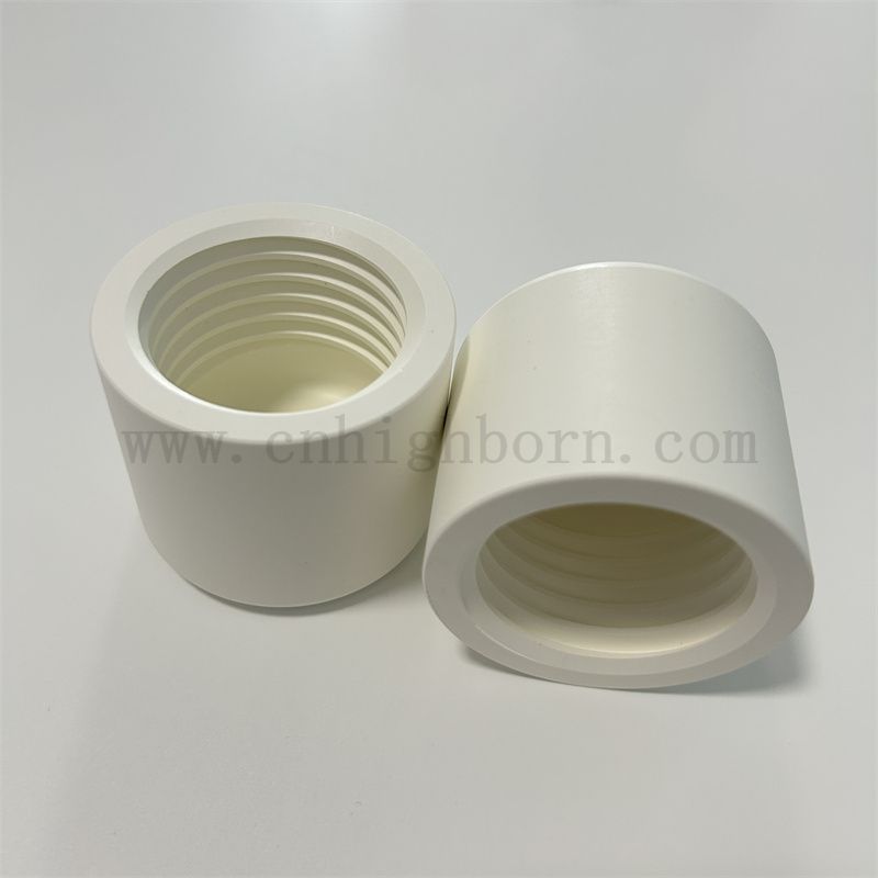 Isolant de bore nitrure de filetage de paroi intérieure partie haute conductivité thermique BN partie céramique