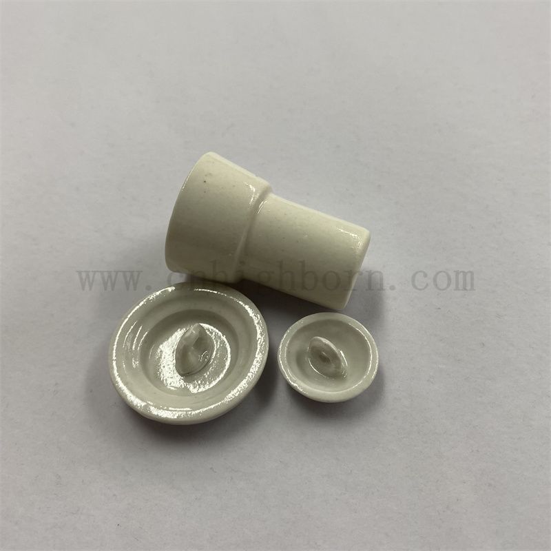 Porcelaine AL2O3 Double couche Crucible pour l'analyse du carbone Pot en céramique d'alumine