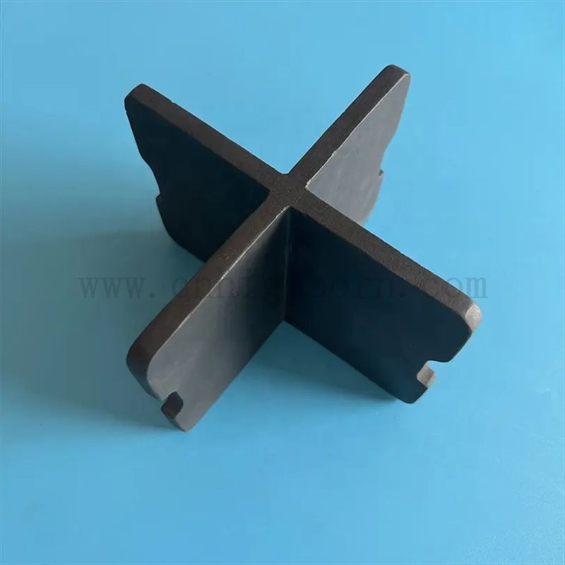 Pièces en céramique Sic en céramique SIC en céramique en carbure de silicium fritté.