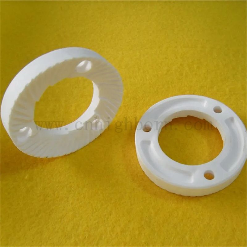 Personnalisé 99% AL2O3 Cerramic Friction Ring Grinder Part Alumina Coffee Burr