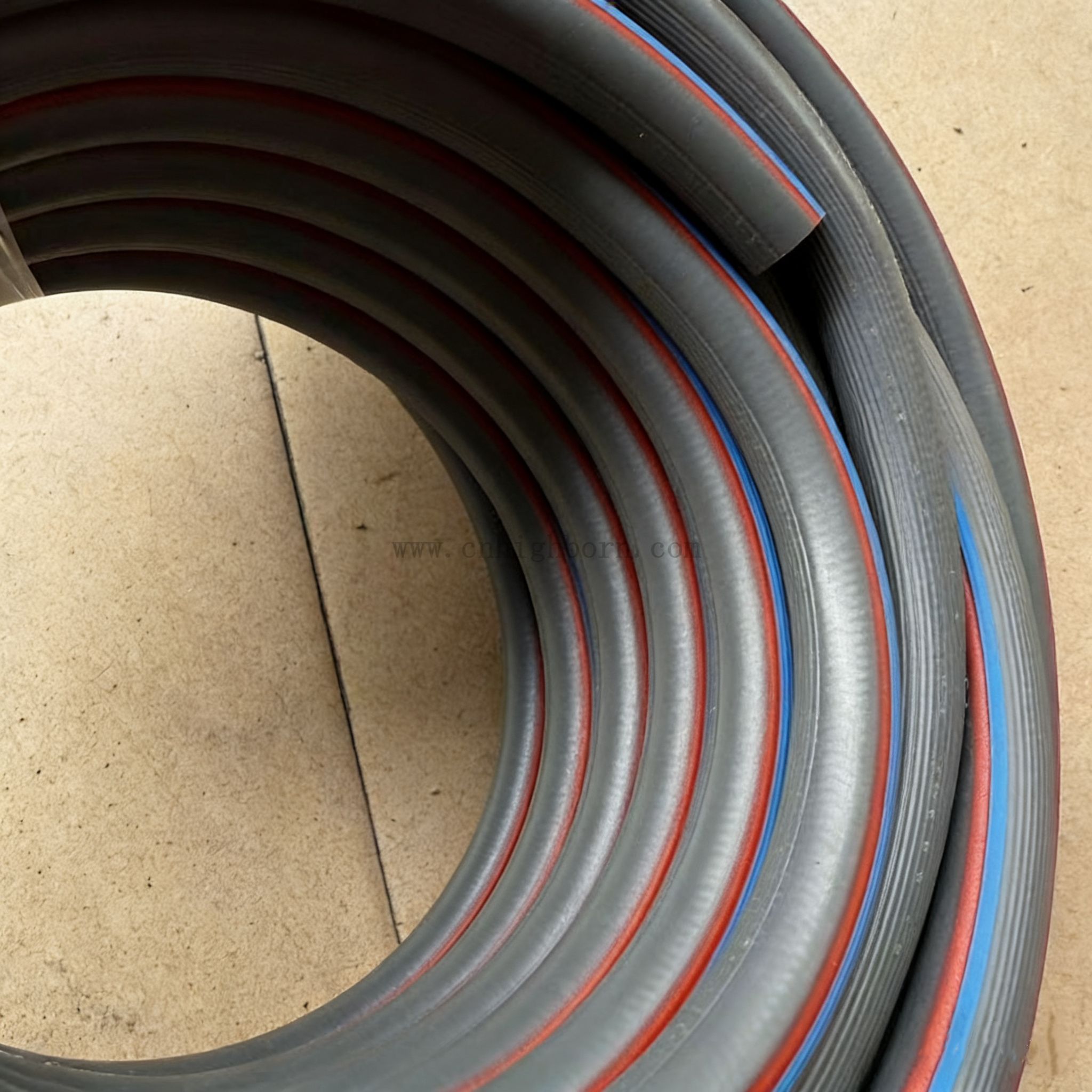 Tuyau en caoutchouc de silicone pour pompe à air en PVC, rayures antigel, tuyau d'air pour compresseur d'air haute pression, grand et petit canon à air antidéflagrant