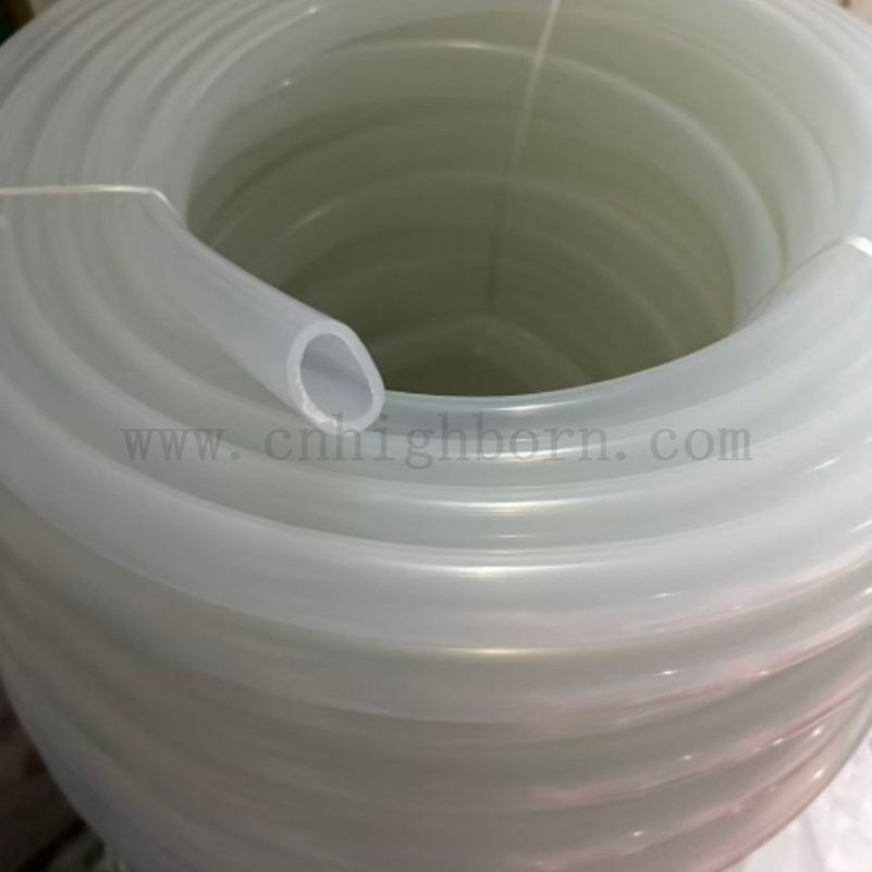 Pompe industrielle de tube en caoutchouc de silicone transparent inodore non toxique, tuyau en caoutchouc de silicone tuyau en caoutchouc tube en caoutchouc de silicone/tuyau en caoutchouc tube de rouleau de sable