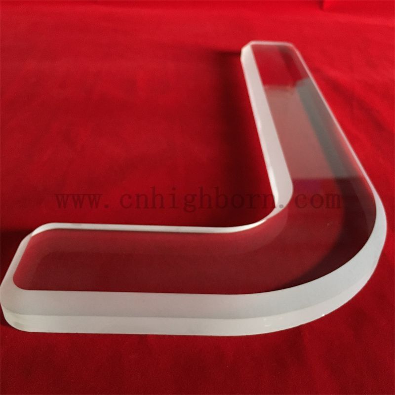 Plaque de verre transparente