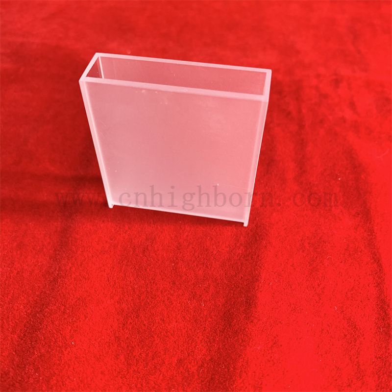 cuvette de verre de laboratoire