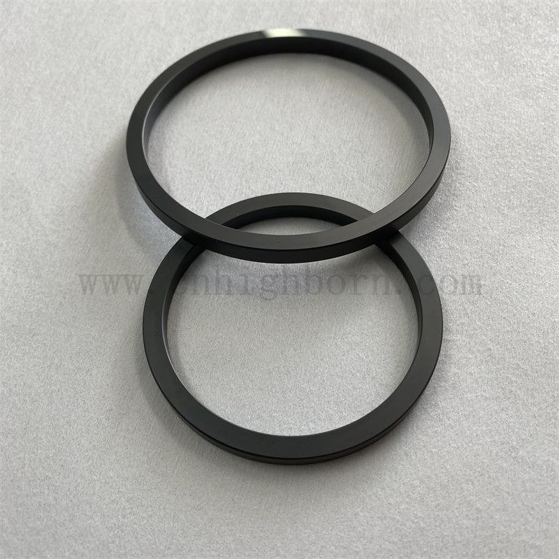  Résistance à l'usure personnalisée en silicium en carbure de scellage anneau en céramique sic