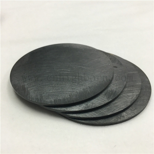 Feuille en céramique noire du disque ZrO2 de zircone de dureté élevée