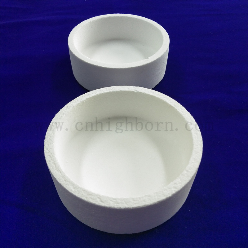 Corundum réfractaire personnalisé Mullite Kiln Sinter Ceramic Crucible