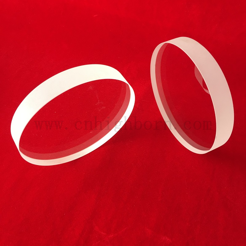 Haute précision 20 mm Verre Verre Verre Circulaire Disque en verre