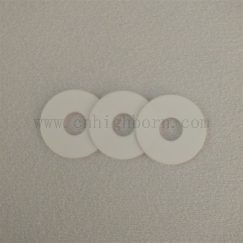 99% AL2O3 Ceramic Ring Alumine Disque en céramique industrielle
