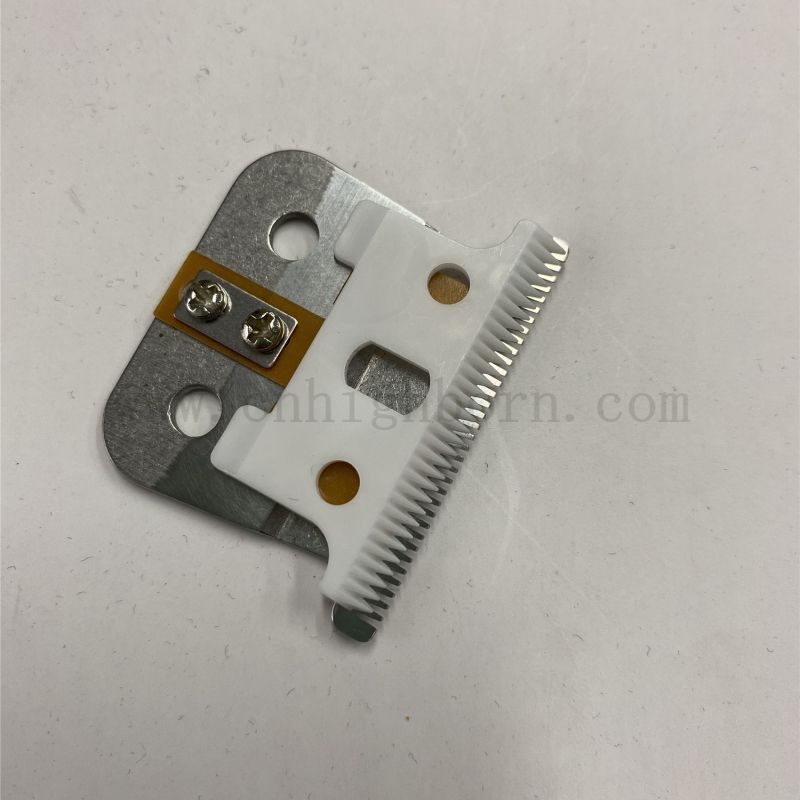 Zircone en céramique en céramique détachable lame de coupe-cheveux animaux avec des lames de remplaçant Clipper de barbere en métal