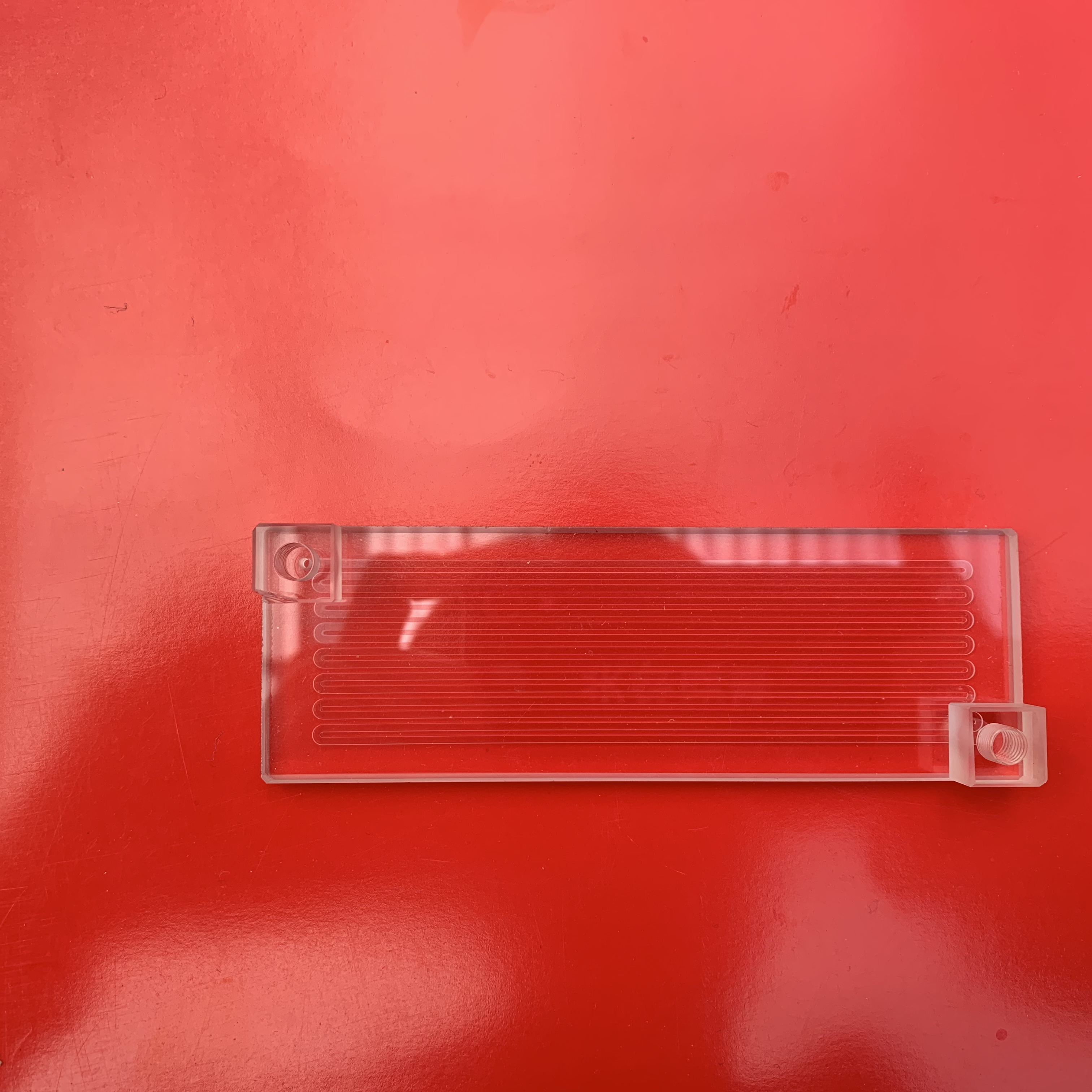 Laboratory UV Flow Cell Corrosion Resistance Optical Quartz Glass Cuvette