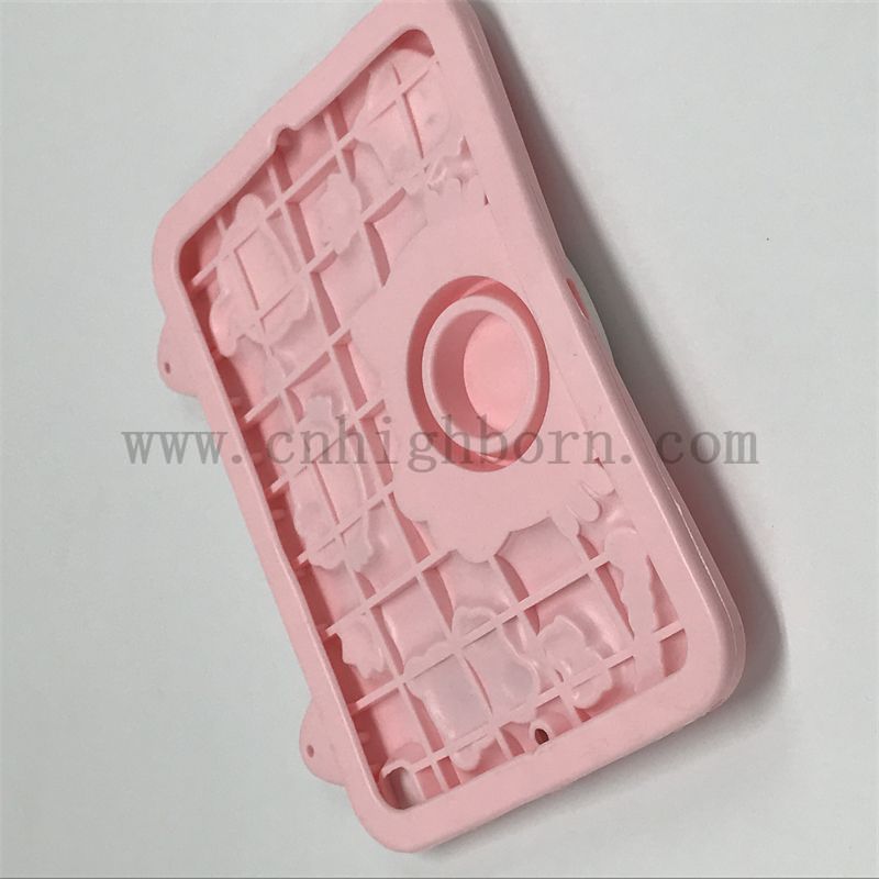 Couleur rose 3D Silicone en caoutchouc iPad Shell Couvrette de protection pour tablette pour pad 