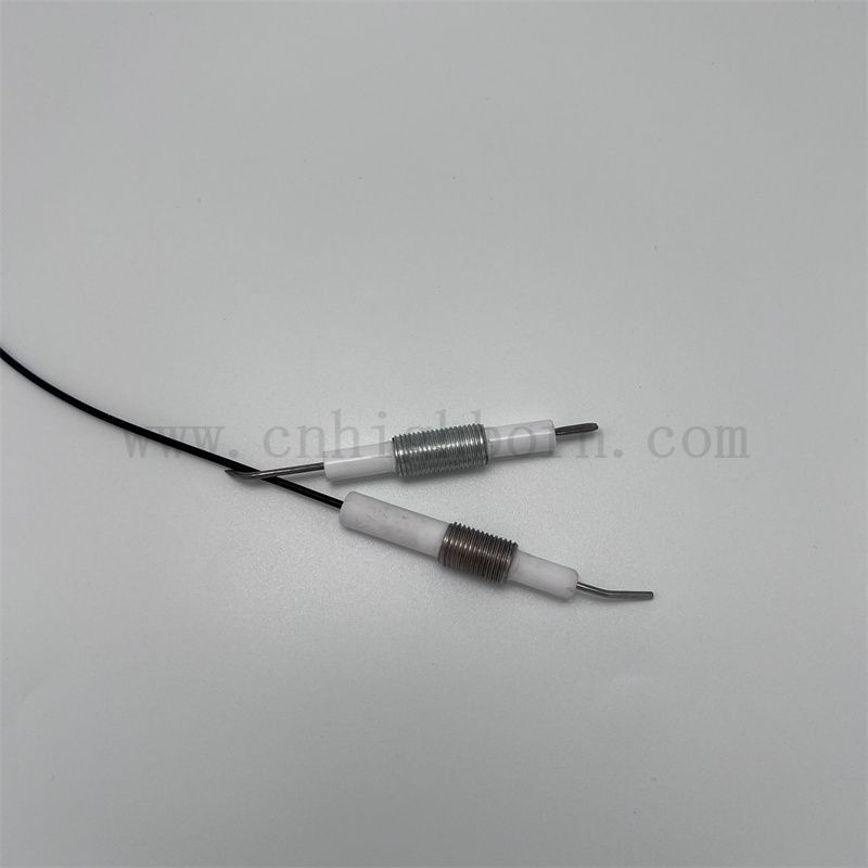 95% AL2O3 Alumine Céramique Culte Allumage Électrode Piezoélectrique Céramique Liquide Niveau Ignteur