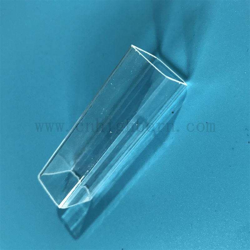 Tube carré en verre personnalisé à haute température à haute température 