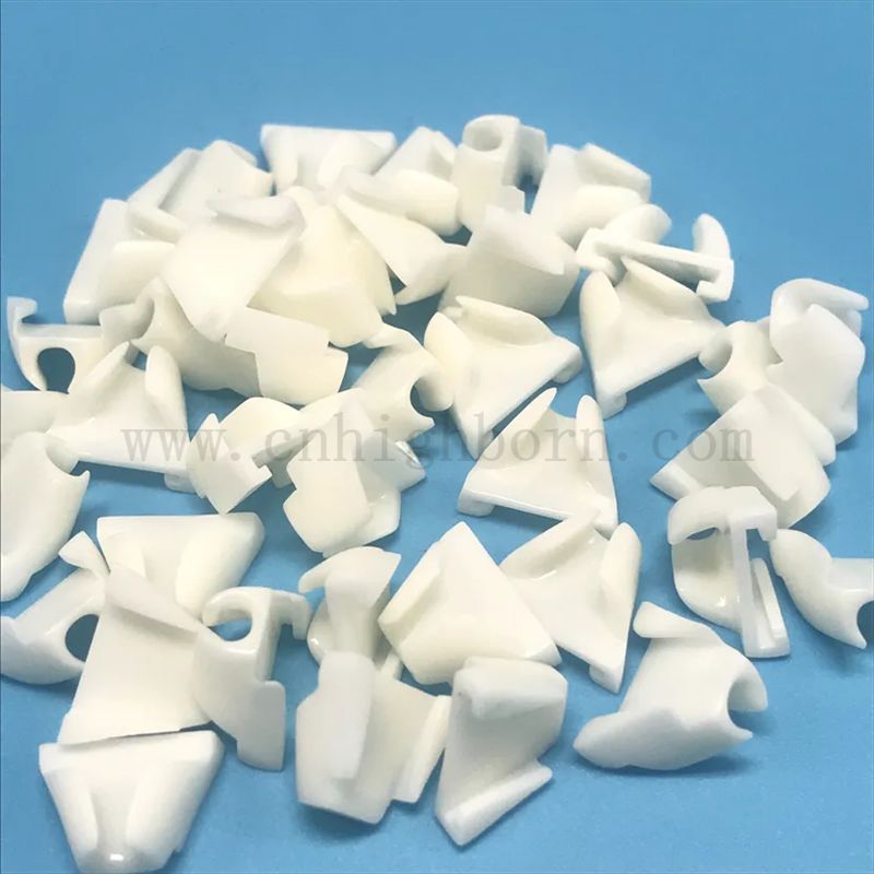 Machines de textile blanc personnalisé Pièces de rechange Zirconia Guide de fil en céramique