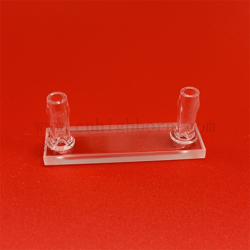 Laboratoire UV UV 10 mm Longueur du chemin de quartz réaction CUVETT