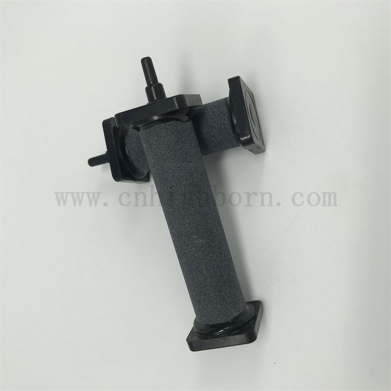 Cylindre gris foncé Pierre d'air d'aquarium de haute qualité pour l'aquaculture et le poisson