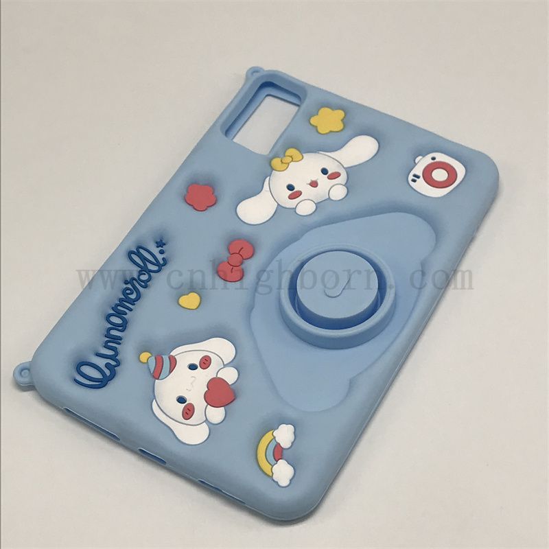 Couleur bleu silastic couvercle de protection en silicone en caoutchouc iPad 