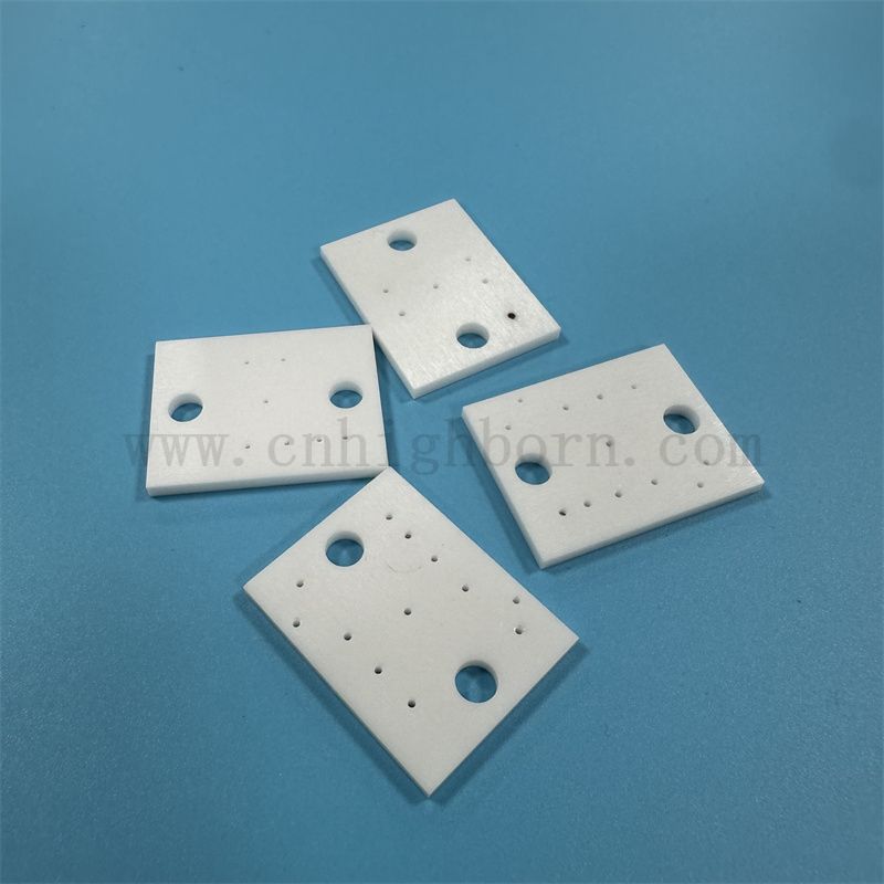 Isolateur zircone Carte irrégulière Haute dureté de surface de surface zro2 Plaque en céramique