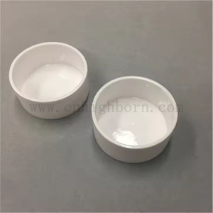 Glazed 95% AL2O3 Céramic Crucible pour le laboratoire Bol en pot en porcelaine en alumine à fusion de laboratoire