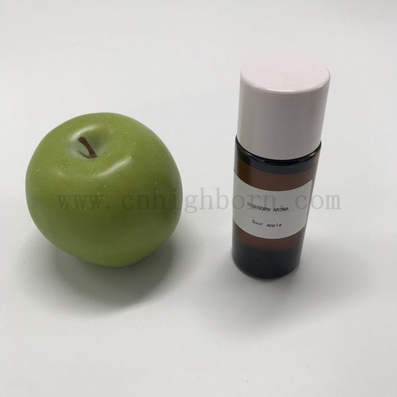 Diverses saveurs Huile essentielle de fruits de pomme acide Pomme concentrée Essence Fragrance Liquide