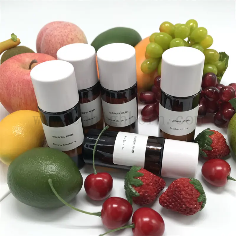 Multiples fruits saveurs concentrées de shiha populaire parfum d'huile arôme arôme de qualité alimentaire liquide 
