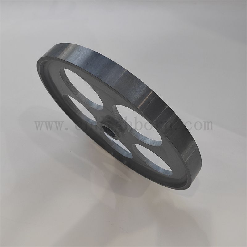 Bouclier thermique au nitrure de silicium Disc céramique SI3N4 Pièces en céramique pour le four d'hydrogénation